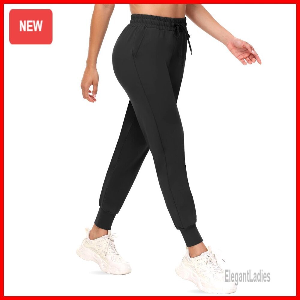 Women's Joggers with Pockets, Stretchy Yoga Lounge Pants for Workout